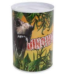 DINOWORLD SPAARPOT METAAL ()